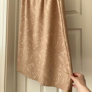 Patterned Straight Skirt